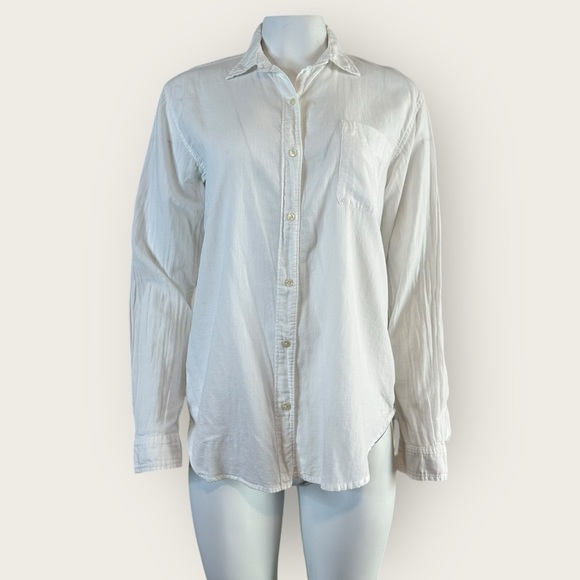 Denim & Supply Ralph Lauren | RL Boyfriend Button Down | White | Large - Picture 13 of 13
